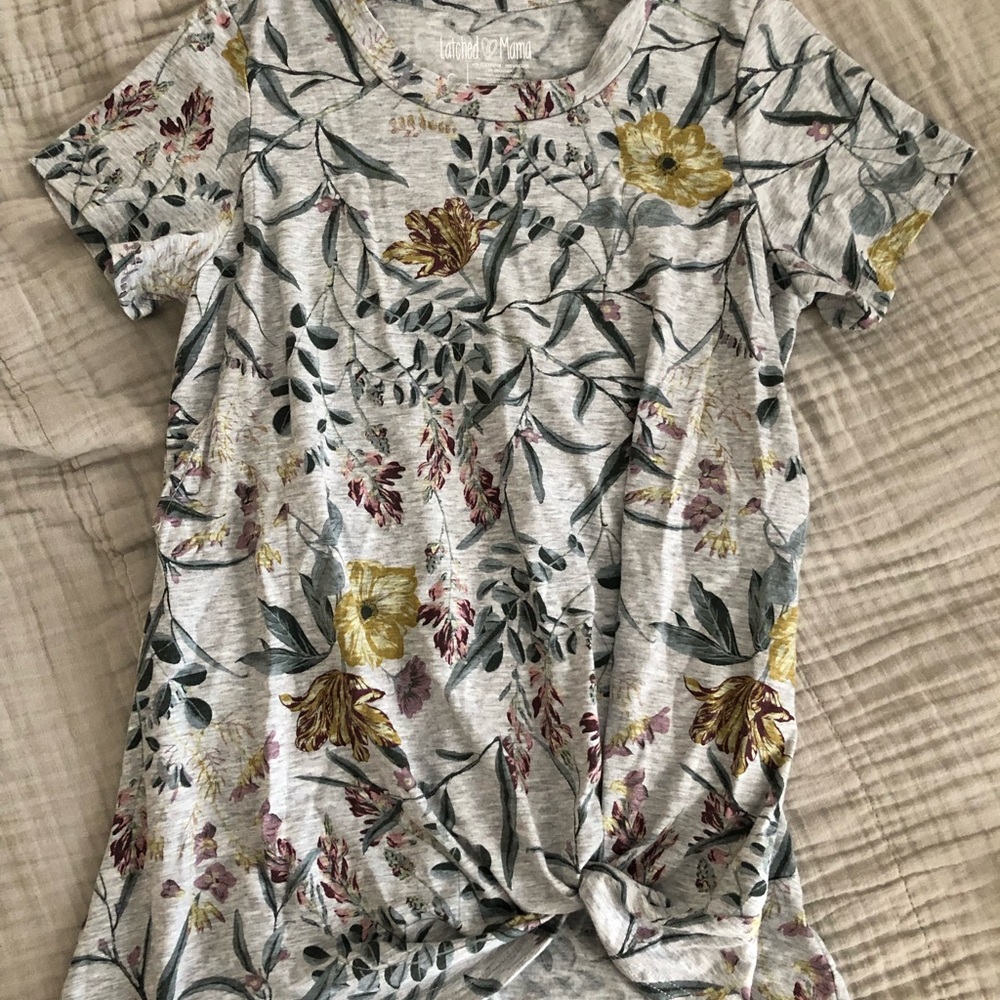 Latched mama nursing shirt